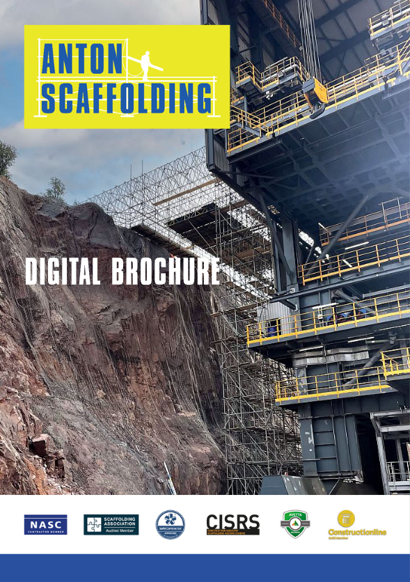 Anton Scaffolding digital brochure cover